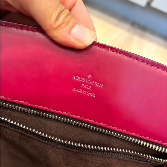 Authentic Louis Vuitton Fuchsia Epi Leather Phenix PM Bag - Picture 10 of 11